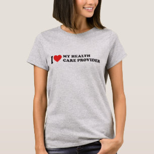 Ik hou van mijn zorgleverancier t-shirt
