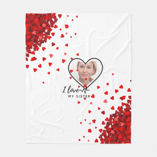 Ik hou van mijn zus - Beste vriendschappelijke per Fleece Deken (Voorkant)