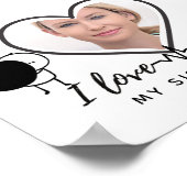 Ik hou van mijn zus - Beste vriendschappelijke per Poster (Hoek)