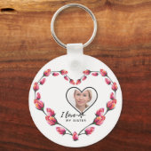 Ik hou van mijn zus - Beste vriendschappelijke per Sleutelhanger (Voorkant)