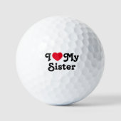Ik hou van mijn zus golfballen (Voorkant)