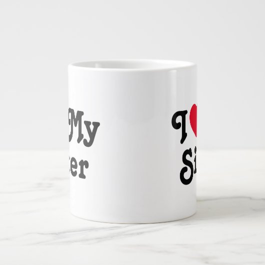 Ik hou van mijn zus grote koffiekop (Voorkant)