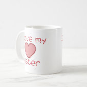 Ik hou van mijn zus koffiemok (Voorkant links)
