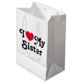 Ik hou van mijn zus medium cadeauzakje (Voorkant Gekanteld)