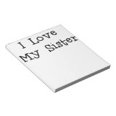 Ik hou van mijn zus.png notitieblok (Schuin)
