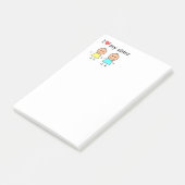 Ik hou van mijn zus post-it® notes (Schuin)