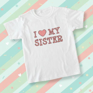 Ik hou van mijn zus T-shirt voor kinderen