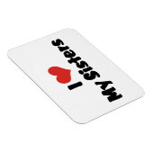 Ik hou van mijn zussen magneet (Rechterzijde)