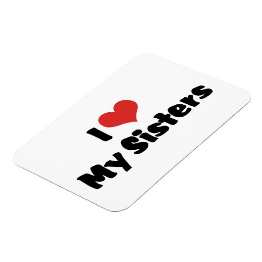 Ik hou van mijn zussen magneet (Linkerzijde)