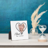 Ik hou van mijn ZUSTER - Beste vriendin Persoonlij Fotoplaat (Insitu)