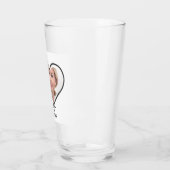 Ik hou van mijn ZUSTER - Beste vriendin Persoonlij Glas (Links)