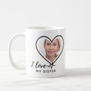 Ik hou van mijn ZUSTER - Beste vriendin Persoonlij Koffiemok
