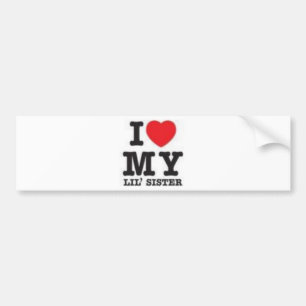 Ik hou van mijn zuster bumpersticker