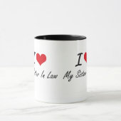 Ik hou van mijn zuster-in-Law Mok (Midden)