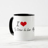 Ik hou van mijn zuster-in-Law Mok (Voorkant links)