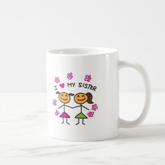 Ik hou van mijn zuster koffiemok (Rechts)