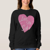 Ik hou van mijn zuster, mijn zusje grafische kaart trui (Voorkant)