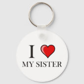 Ik hou van mijn zuster sleutelhanger (Voorkant)