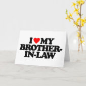 IK HOU VAN MIJN ZWAGER KAART (Gele Bloem)