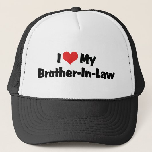 Ik hou van mijn zwager trucker pet (Voorkant)