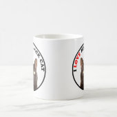 Ik hou van mijn zwarte kat koffiemok (Center)