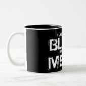 Ik hou van mijn zwarte koffie mok (Links)