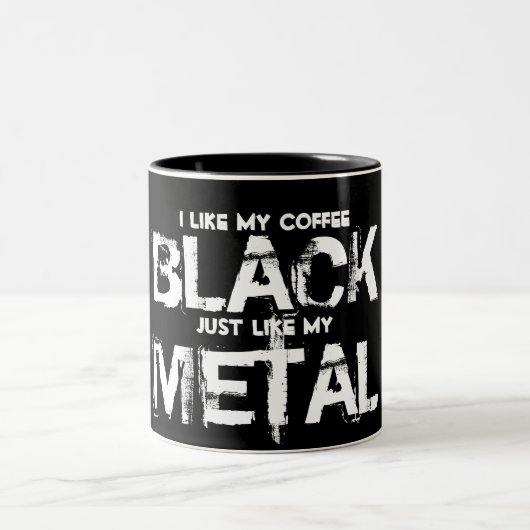 Ik hou van mijn zwarte koffie mok (Center)