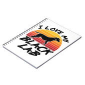 Ik hou van mijn zwarte labrador Retriever Notitieboek (Linkerzijde)
