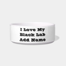 Ik hou van mijn zwarte labrador Voeg naam toe