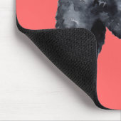 Ik hou van mijn zwarte Russische Terrier Muismat (Hoek)