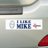 Ik hou van Mike 2020 Bumpersticker (Op auto)