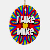 Ik hou van Mike Keramisch Ornament (Rechts)