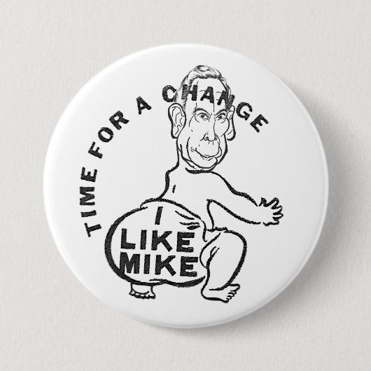 Ik hou van Mike Ronde Button 7,6 Cm (Voorkant)