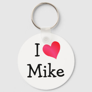 Ik hou van Mike Sleutelhanger