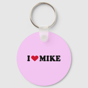 Ik hou van MIKE Sleutelhanger