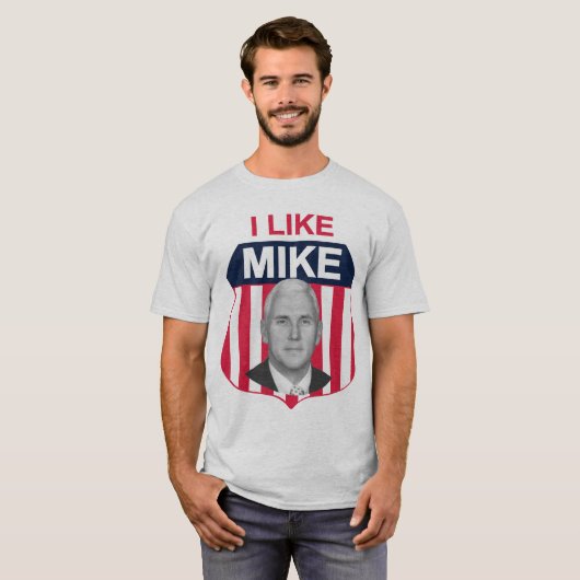 Ik hou van Mike T-shirt (Voorkant volledig)