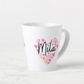Ik hou van Mila Latte Mok (Rechterhoek)