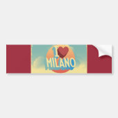 Ik hou van Milano Bumpersticker (Voorkant)