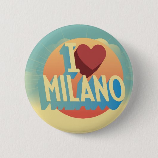 Ik hou van Milano Ronde Button 5,7 Cm (Voorkant)