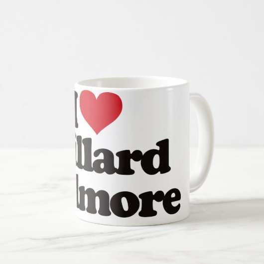 Ik hou van Millard Fillmore Koffiemok (Voorkant rechts)