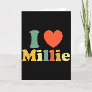 Ik hou van Millie, Ik Hart Millie, Rode Hart Valen Kaart