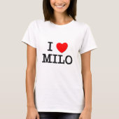 Ik hou van Milo T-shirt (Voorkant)