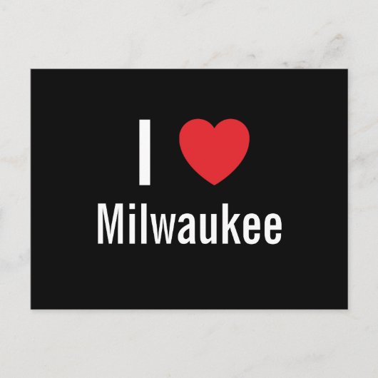Ik hou van Milwaukee Briefkaart (Voorkant)