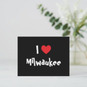 Ik hou van Milwaukee Briefkaart (Staand voorkant)
