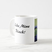 Ik hou van    MineBlack! Koffiemok (Voorkant links)