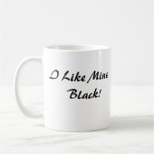 Ik hou van    MineBlack! Koffiemok (Links)