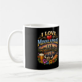 Ik hou van Minneapolis Koffiemok
