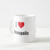 Ik hou van Minneapolis Koffiemok (Voorkant links)