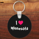 Ik hou van Minnesota Sleutelhanger (Voorkant)