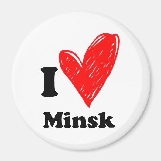 Ik hou van Minsk Magneet (Voorkant)